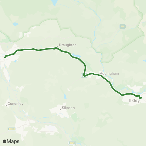 The Keighley Bus Company  map