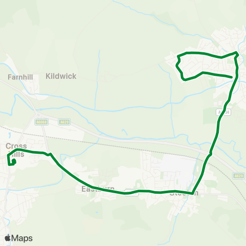 The Keighley Bus Company  map