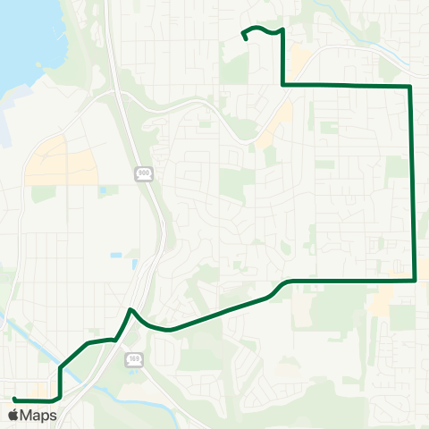 Metro Transit Renton Highlands - Renton Transit Center map