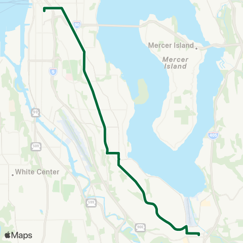 Metro Transit Renton Transit Center - Skyway - Seattle map