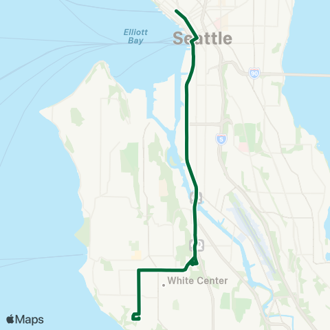 Metro Transit Shorewood - Seattle map