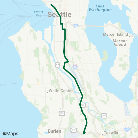 Metro Transit Tukwila International Blvd Sta - Seattle map