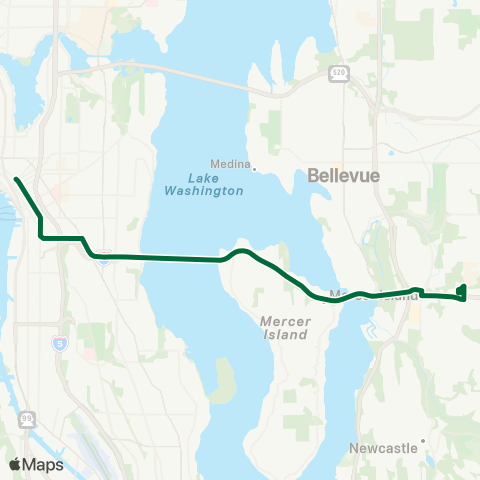 Metro Transit Eastgate P&R - Seattle map