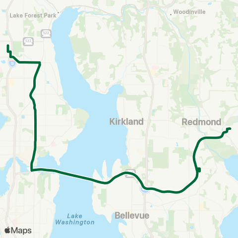 Metro Transit Bear Creek P&R - Lakeside School map