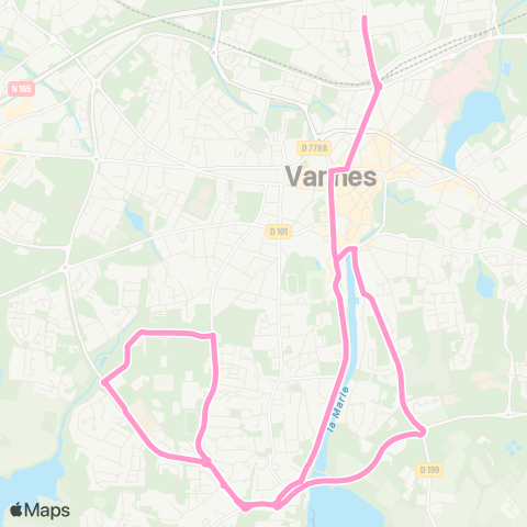 Kicéo Navette Rugby Club Vannes Enfants map