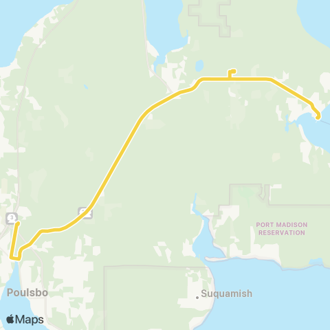 Kitsap Transit Kingston / North Viking Fast Ferry map