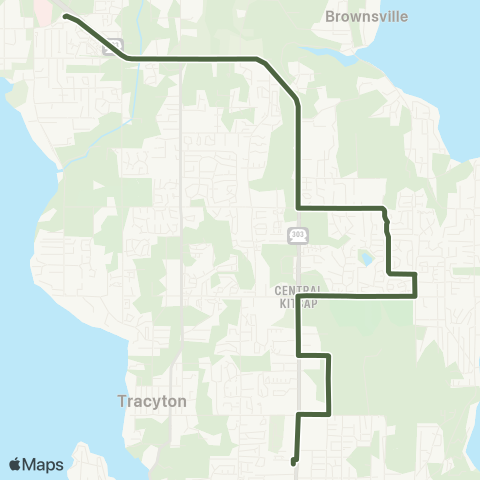 Kitsap Transit Kariotis map