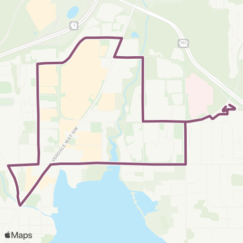 Kitsap Transit Silverdale Central map