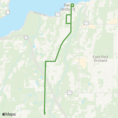 Kitsap Transit Sidney map