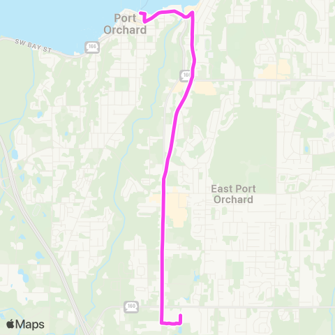 Kitsap Transit Bethel map