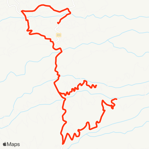 Kar'Ouest Chemin Hibon / Marocain - Mairie de Trois-Bassins - Château d'Eau map