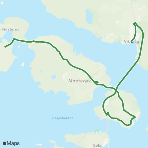 Kolumbus Busslinje i Rogaland map