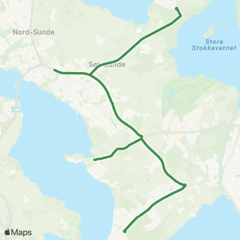 Kolumbus Busslinje i Rogaland map