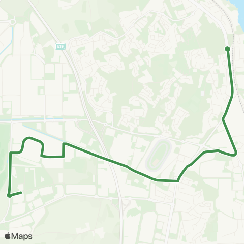 Kolumbus Busslinje i Rogaland map