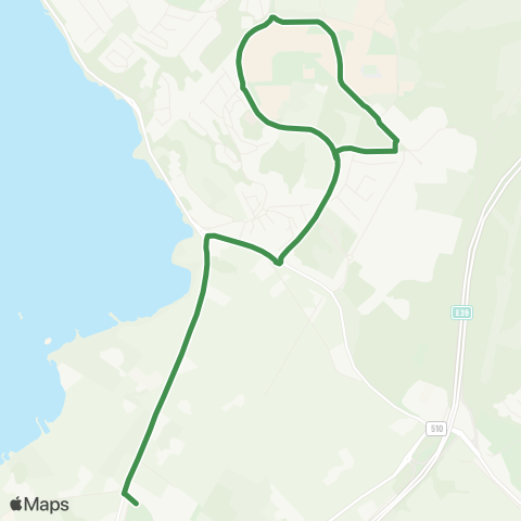 Kolumbus Busslinje i Rogaland map