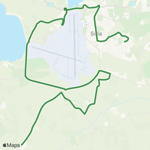 Kolumbus Busslinje i Rogaland map