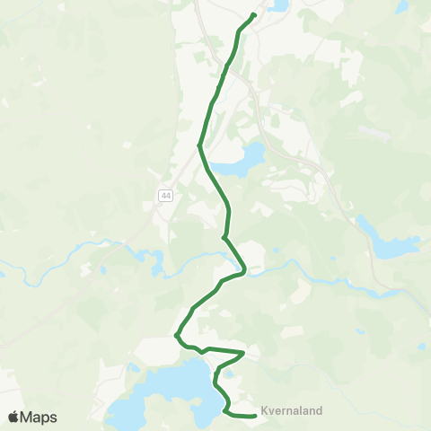 Kolumbus Busslinje i Rogaland map