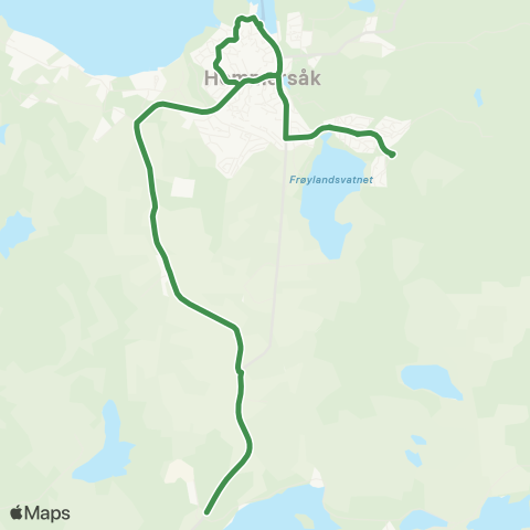 Kolumbus Busslinje i Rogaland map