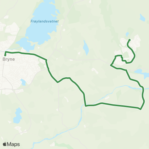 Kolumbus Busslinje i Rogaland map