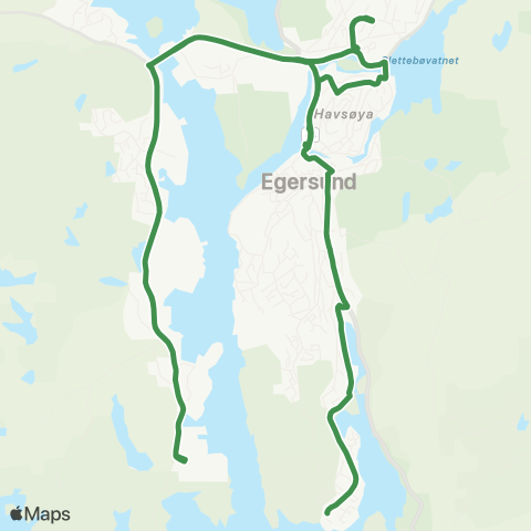 Kolumbus Busslinje i Rogaland map