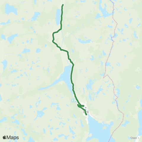 Kolumbus Busslinje i Rogaland map