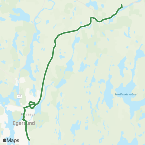 Kolumbus Busslinje i Rogaland map