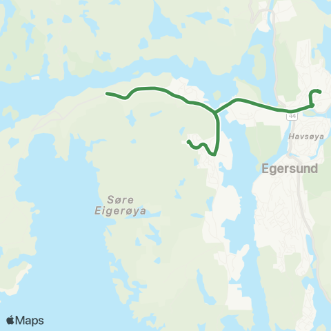 Kolumbus Busslinje i Rogaland map