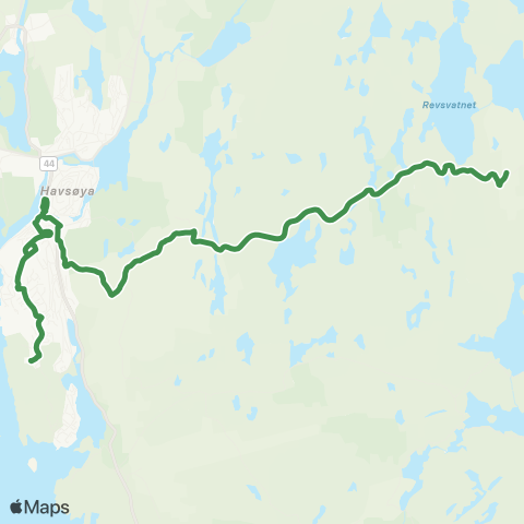 Kolumbus Busslinje i Rogaland map