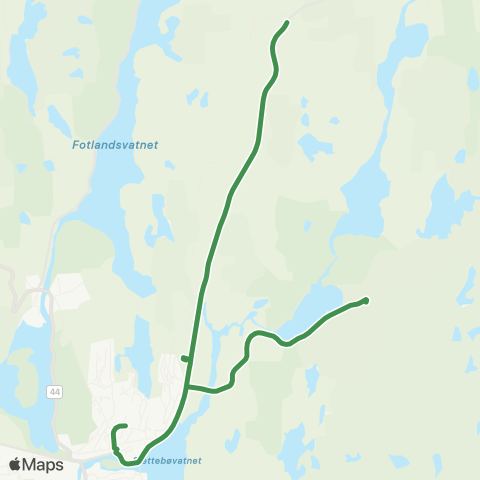 Kolumbus Busslinje i Rogaland map