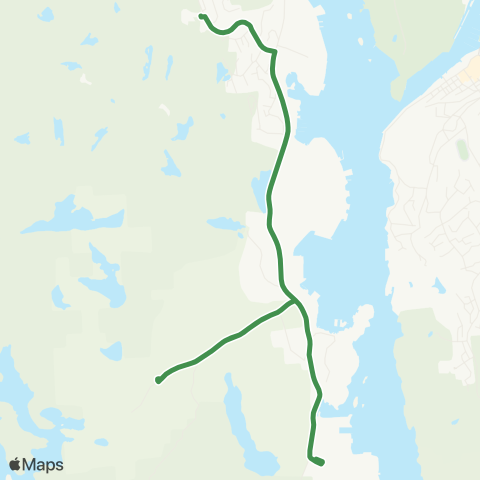 Kolumbus Busslinje i Rogaland map