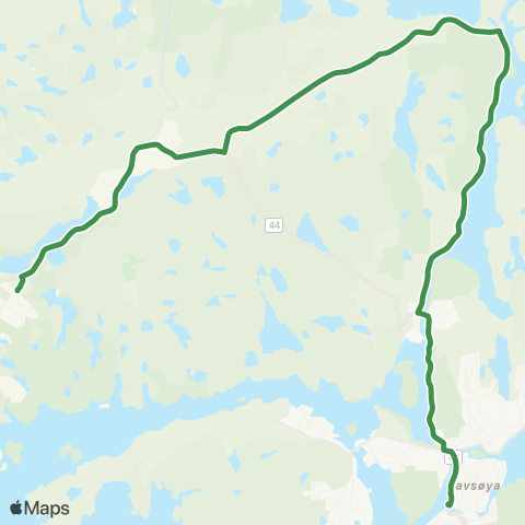 Kolumbus Busslinje i Rogaland map