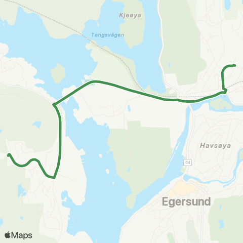 Kolumbus Busslinje i Rogaland map