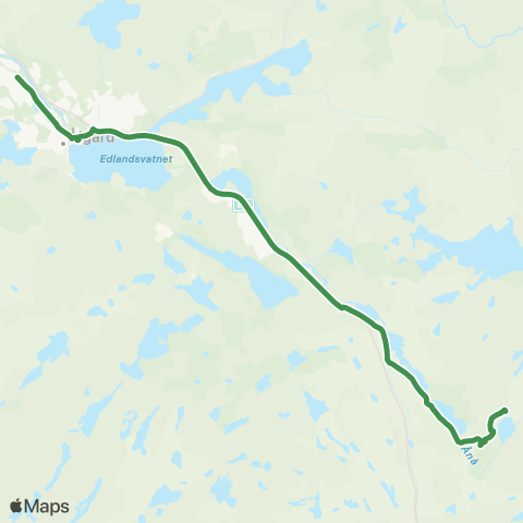 Kolumbus Busslinje i Rogaland map