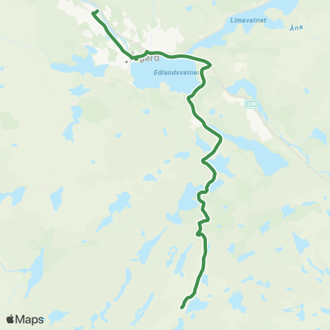 Kolumbus Busslinje i Rogaland map