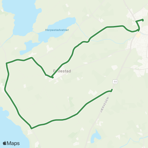 Kolumbus Busslinje i Rogaland map