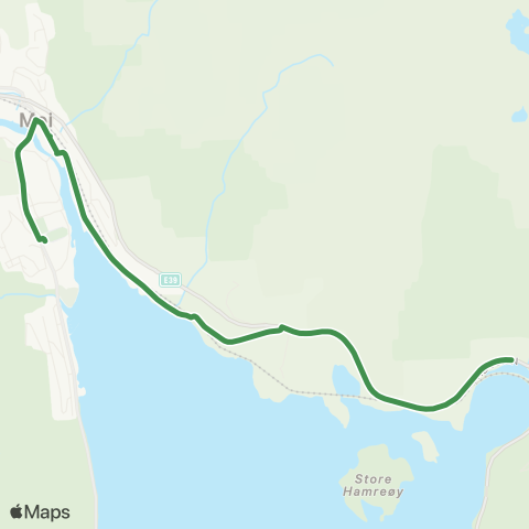 Kolumbus Busslinje i Rogaland map