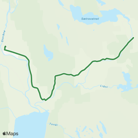 Kolumbus Busslinje i Rogaland map