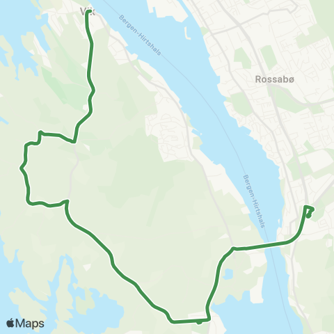 Kolumbus Busslinje i Rogaland map