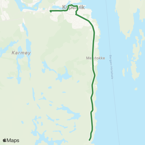 Kolumbus Busslinje i Rogaland map