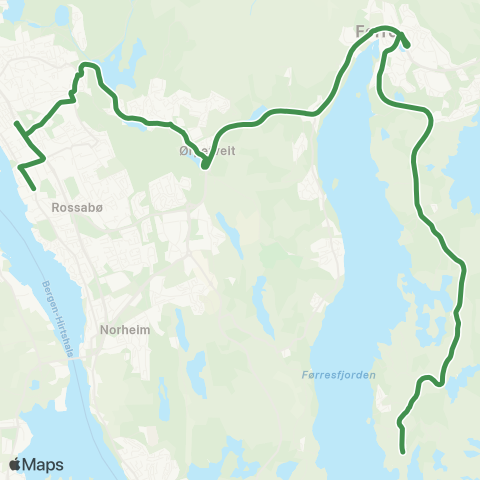 Kolumbus Busslinje i Rogaland map