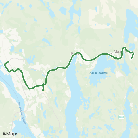 Kolumbus Busslinje i Rogaland map