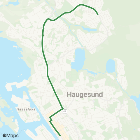 Kolumbus Busslinje i Rogaland map