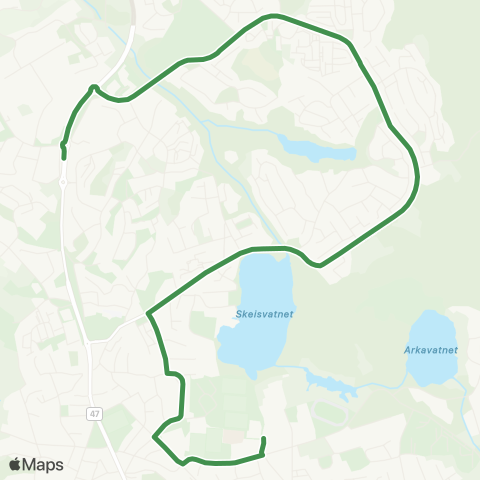 Kolumbus Busslinje i Rogaland map