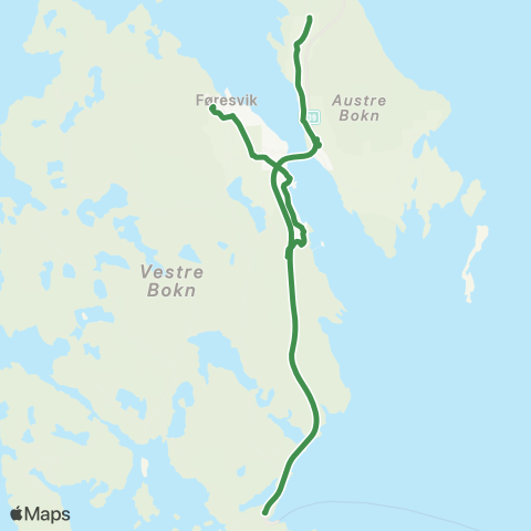 Kolumbus Busslinje i Rogaland map