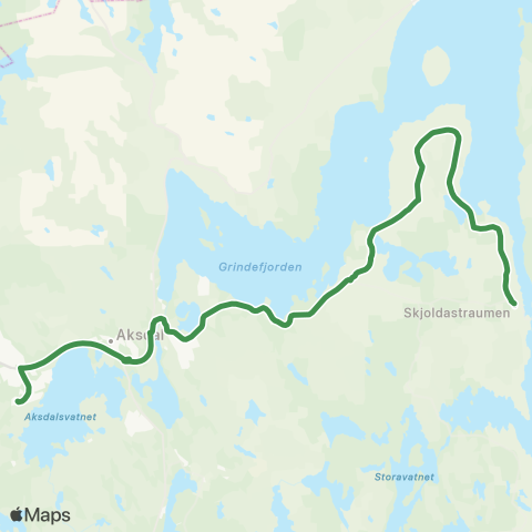 Kolumbus Busslinje i Rogaland map