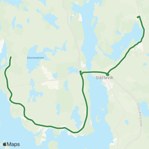 Kolumbus Busslinje i Rogaland map