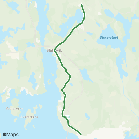 Kolumbus Busslinje i Rogaland map