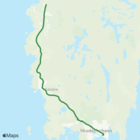 Kolumbus Busslinje i Rogaland map