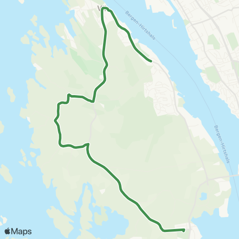 Kolumbus Busslinje i Rogaland map