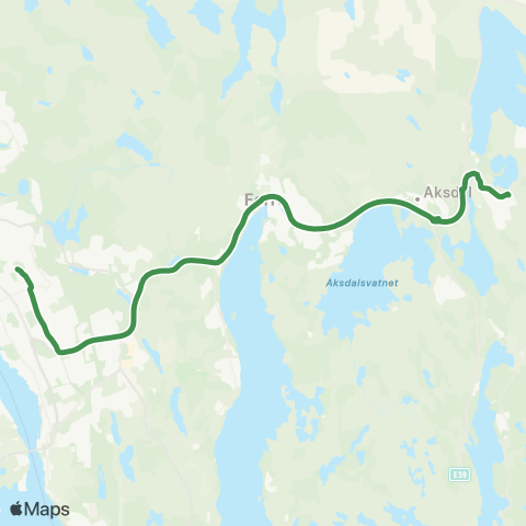 Kolumbus Busslinje i Rogaland map